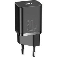 Baseus kelioninis įkroviklis Super Si 1C greitasis įkroviklis PD 30W EU Black (CCSUP-J01) Baseus kelioninis įkroviklis Super Si 1C greitasis įkroviklis PD 30W EU Black (CCSUP-J01)