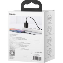 Baseus Travel Charger Super Si 1C Quick Charger PD 30W EU Black (CCSUP-J01) Baseus Travel Charger Super Si 1C Quick Charger PD 30W EU Black (CCSUP-J01)