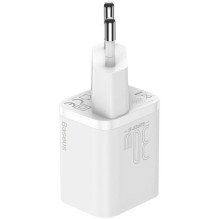 Baseus Travel Charger Super Si 1C Quick Charger PD 30W EU White (CCSUP-J02) Baseus Travel Charger Super Si 1C Quick Charger PD 30W EU White (CCSUP-J02)