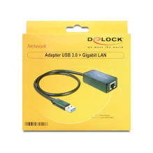DELOCK USB3.0 adapteris A - RJ45 Gigabit St / Bu
