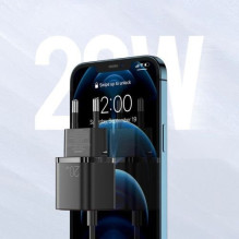 Joyroom Ceļojumu lādētājs Type-C, QC 3.0, PD 3.0, AFC, 20W, EU Black (L-P202) Joyroom Ceļojumu lādētājs Type-C, QC 3.0, PD 3.0, AFC, 20W, EU Black (L-P202)