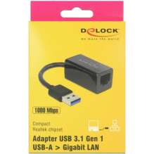 DELOCK USB cable Superspeed A- Gigabit LAN 10 / 100 / 1000 Mbps DELOCK USB cable Superspeed A- Gigabit LAN 10 / 100 / 1000 Mbps
