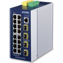 Planet PLANET IGS-6325-16T4S Managed L3 Gigabit Ethernet network switch (10 / 100 / 1000) Blue, Grey