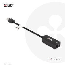 Club3D Adapter USB 3.2 Type A RJ45 2.5Gb in retail Club3D Adapter USB 3.2 Type A RJ45 2.5Gb in retail