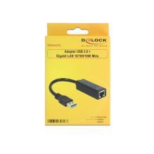 Delock Adapter USB 3.0 Gigabit LAN 10 / 100 / 1000 Mb / s Delock Adapter USB 3.0 Gigabit LAN 10 / 100 / 1000 Mb / s