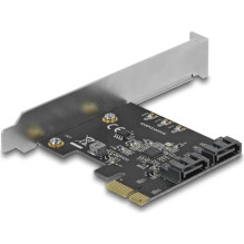Tinklo plokštė Delock DeLOCK 2 prievadų SATA PCI Express plokštės adapteris Tinklo plokštė Delock DeLOCK 2 prievadų SATA PCI Express plokštės adapteris