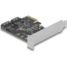 Tinklo plokštė Delock DeLOCK 2 prievadų SATA PCI Express plokštės adapteris Tinklo plokštė Delock DeLOCK 2 prievadų SATA PCI Express plokštės adapteris