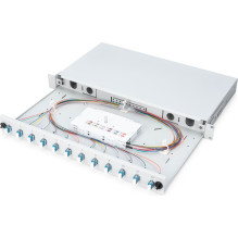 Digitus šviesolaidinio kabelio jungiamoji dėžutė LC OS2 Digitus šviesolaidinio kabelio jungiamoji dėžutė LC OS2