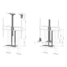 Holder video for the bar and multimedia set AFL-875BL1