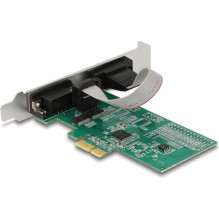 Delock PCIe x1 2 x nuoseklusis RS-232 prievadas Delock PCIe x1 2 x nuoseklusis RS-232 prievadas