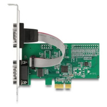 Delock PCIe x1 2 x nuoseklusis RS-232 prievadas Delock PCIe x1 2 x nuoseklusis RS-232 prievadas