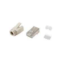 Equip Cat6a connector set with screen RJ45 100 pcs. in a transparent polyethylene bag Equip Cat6a connector set with screen RJ45 100 pcs. in a transparent polyethylene bag