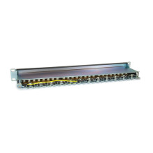 Equip skydelio skirstytuvas 24x RJ45 Cat6A 19" FTP 1HE ISO / IEC Black Equip skydelio skirstytuvas 24x RJ45 Cat6A 19" FTP 1HE ISO / IEC Black
