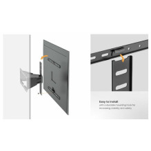 Equip sienas turētājs 43"-90" / 1TFT Slim / ar locītavu 50Kg melns mazumtirdzniecībai Equip sienas turētājs 43"-90" / 1TFT Slim / ar locītavu 50Kg melns mazumtirdzniecībai