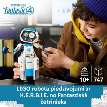 Konstruktorius LEGO®Marvel Fantastišk. 4 H.E.R.B.I.E