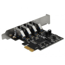 Kontrolieris Delock PCIe 2.0 x1 - 4x USB 3.0 (90304)