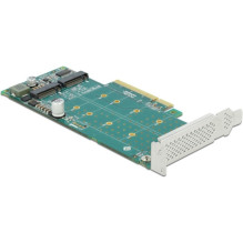Kontrolieris Delock PCIe 4.0 x8 - 2x M.2 NVMe M-key (89045) Kontrolieris Delock PCIe 4.0 x8 - 2x M.2 NVMe M-key (89045)