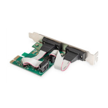 DIGITUS PCI Express plokštė 2x D-Sub9 Nuoseklieji prievadai + žemo profilio mažmeninė prekyba DIGITUS PCI Express plokštė 2x D-Sub9 Nuoseklieji prievadai + žemo profilio mažmeninė prekyba