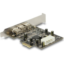 Kontrolieris Delock PCIe x1 - 2x FireWire 800 + 1x FireWire 400 (89153) Kontrolieris Delock PCIe x1 - 2x FireWire 800 + 1x FireWire 400 (89153)