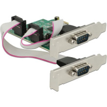 DELOCK PCI Express karte 2x Seriālais RS-232 HigSpeed 921K DELOCK PCI Express karte 2x Seriālais RS-232 HigSpeed 921K