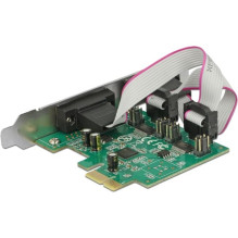 DELOCK PCI Express karte 2x Seriālais RS-232 HigSpeed 921K DELOCK PCI Express karte 2x Seriālais RS-232 HigSpeed 921K