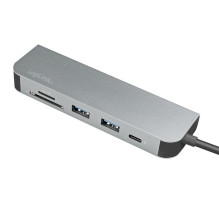 Logilink USB-C centrmezgls, HDMI, PD, karšu lasītājs, USB 3.2 GEN 1x1 Logilink USB-C centrmezgls, HDMI, PD, karšu lasītājs, USB 3.2 GEN 1x1