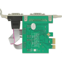 DELOCK PCI Express karte 2x Seriālais RS-232 HigSpeed 921K DELOCK PCI Express karte 2x Seriālais RS-232 HigSpeed 921K