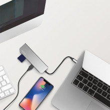 Logilink USB-C centrmezgls, HDMI, PD, karšu lasītājs, USB 3.2 GEN 1x1 Logilink USB-C centrmezgls, HDMI, PD, karšu lasītājs, USB 3.2 GEN 1x1