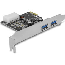 DELOCK PCI Express kortelė 2x USB3.2 Gen 1 išorinė + žemo profilio DELOCK PCI Express kortelė 2x USB3.2 Gen 1 išorinė + žemo profilio