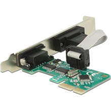 DELOCK PCI Express karte 2x Seriālais RS232 ports DELOCK PCI Express karte 2x Seriālais RS232 ports
