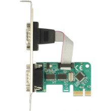 DELOCK PCI Express karte 2x Seriālais RS232 ports DELOCK PCI Express karte 2x Seriālais RS232 ports