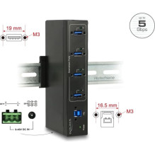 USB centrmezgls Delock 4x...