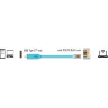 USB kabelis Delock USB-C - RJ-45 3 m Blue (63914)