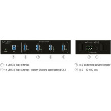 USB centrmezgls Delock 4x USB-A 3.0 (63309) USB centrmezgls Delock 4x USB-A 3.0 (63309)