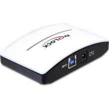 Delock Išorinis USB 3.0 šakotuvas su 4 prievadais ir maitinimo šaltiniu