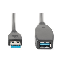 DIGITUS USB 3.0 aktīvs pagarinātājs 15m, sw DIGITUS USB 3.0 aktīvs pagarinātājs 15m, sw