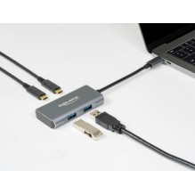 USB šakotuvas Delock 2x USB-C + 2x USB-A 3.2 Gen2 (63260) USB šakotuvas Delock 2x USB-C + 2x USB-A 3.2 Gen2 (63260)