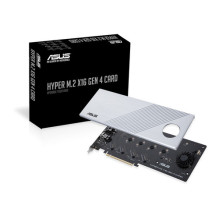 Asus vaizdo plokštė „Hyper M.2x16“ 4-os kartos (PCIe 4.0 / 3.0) Asus vaizdo plokštė „Hyper M.2x16“ 4-os kartos (PCIe 4.0 / 3.0)