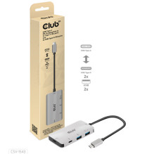 USB hub Club 3D 1x USB-C +...