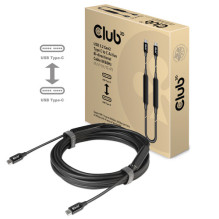 USB kabelis Club 3D USB-C - USB-C 5 m Black (CAC-1535) USB kabelis Club 3D USB-C - USB-C 5 m Black (CAC-1535)
