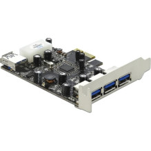 DELOCK PCI Express card 3x USB 3.0 external + 1x USB 3.0 internal + LowProfile DELOCK PCI Express card 3x USB 3.0 external + 1x USB 3.0 internal + LowProfile