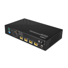 Lindy Adapter Cat6 HDMI 4K60 4-portu Extender 100m Lindy Adapter Cat6 HDMI 4K60 4-portu Extender 100m