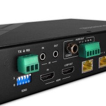 Lindy Adapter Cat6 HDMI 4K60 4-portu Extender 100m Lindy Adapter Cat6 HDMI 4K60 4-portu Extender 100m