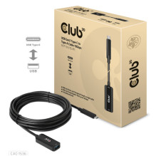 USB cable Club 3D USB-C - USB-A 5 m Black (500708)