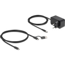 USB centrmezgls Delock DELOCK 7 portu USB centrmezgls ar 4 portiem 10 Gbps un 4 ātrās uzlādes portiem 5 Gbps ar slēdzi u USB centrmezgls Delock DELOCK 7 portu USB centrmezgls ar 4 portiem 10 Gbps un 4 ātrās uzlādes portiem 5 Gbps ar slēdzi u
