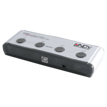 USB Adapter Lindy USB-A - RS-232 x4 Silver (42858) USB Adapter Lindy USB-A - RS-232 x4 Silver (42858)