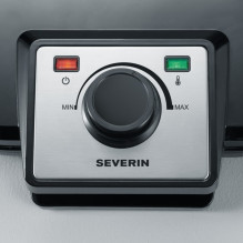 Severin dvigubas vaflių keptuvas 1200W black Schwarz (WA2106)