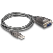 USB cable Delock USB-A - RS-232 1 m Black (61400) USB cable Delock USB-A - RS-232 1 m Black (61400)