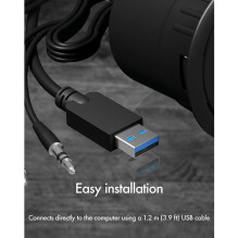 Hub 4-portu IcyBox USB 3.0 IB-Hub1403A galda USB centrmezgls ar audio retail Hub 4-portu IcyBox USB 3.0 IB-Hub1403A galda USB centrmezgls ar audio retail