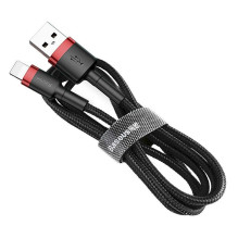 Baseus Lightning Cafule Cable 1.5A 2m Red + Black (CALKLF-C19) Baseus Lightning Cafule Cable 1.5A 2m Red + Black (CALKLF-C19)